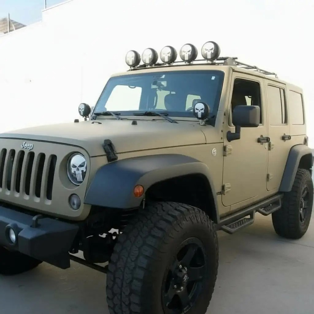 Off Road Led Sis Lamba Kılıfı - Kuru Kafa